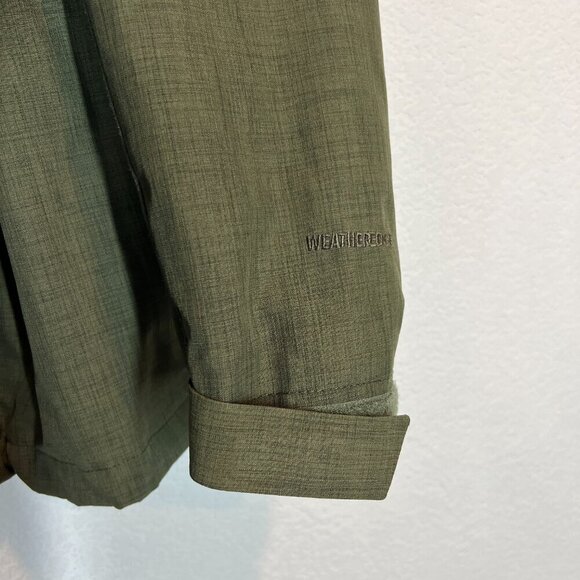 Eddie Bauer Jacket Green Full Zip Hood Small - Picture 5 of 10